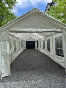 grote witte partytent huren