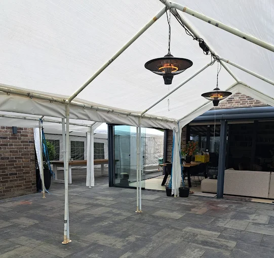 partytent met heaters huren