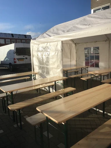partytent met statafels